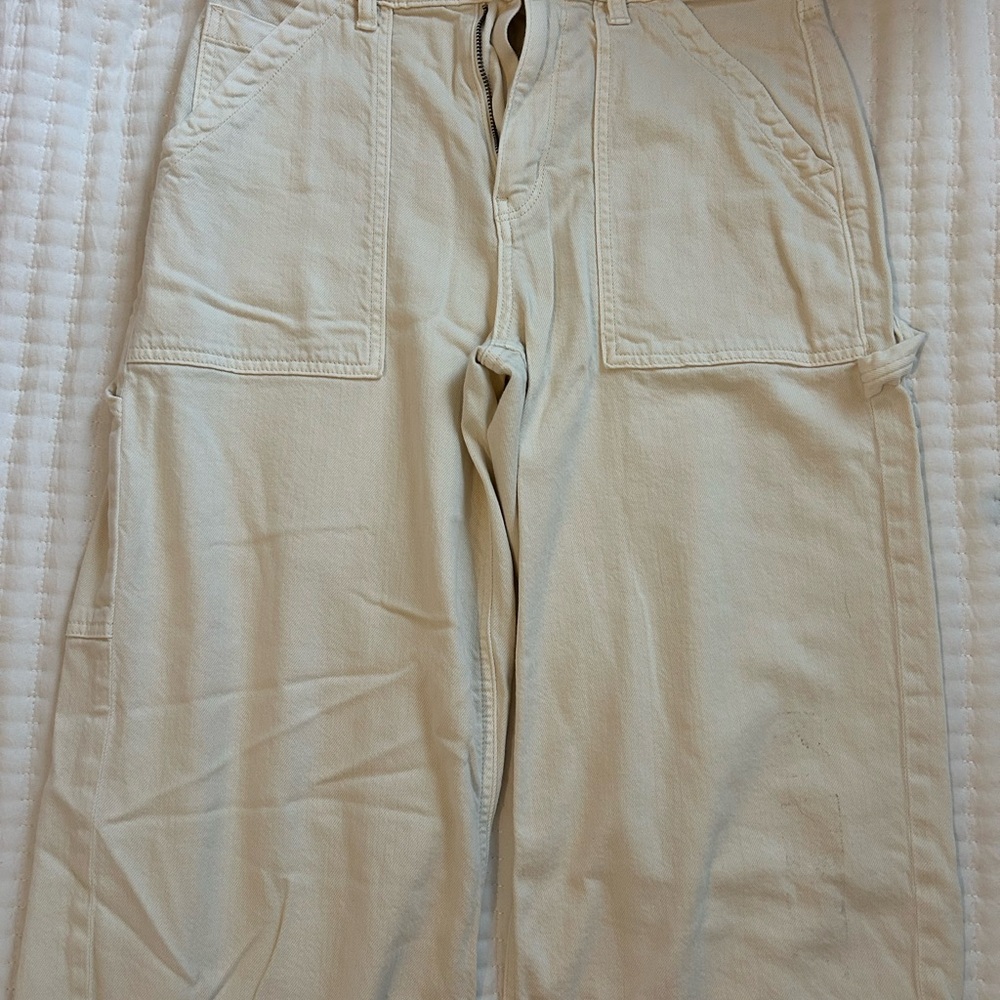 American Eagle Outfitters Women’s Cream Pants